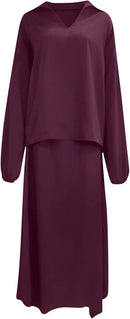 Women's Winter Dress Long Sleeve Casual Dress   B56995 - TUZZUT Qatar Online Shopping