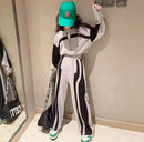 Two Piece Set Women Casual New Plus Size Loose Sports Suit Fashion Long Sleeve Tops + Trousers 2pcs Set Women Clothes - TUZZUT Qatar Online Shopping