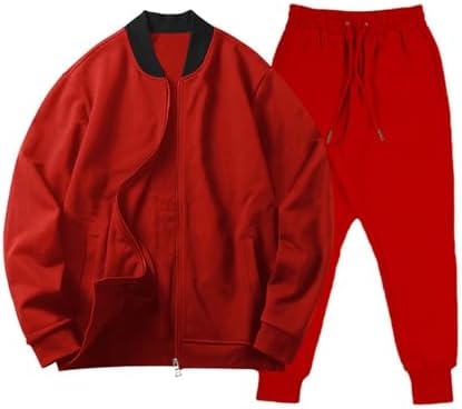 Men Zip Tracksuit Jogger Sport Suit Set B208669 Men Zip Tracksuit Jogger Sport Suit Set B208669