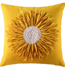 Sunflower Handmade Throw Pillow Covers Decorative Pillowcases for Home Couch Bed 286210 - TUZZUT Qatar Online Shopping