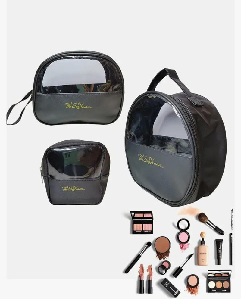 Lightweight PU Leather Travel Toiletry Bag    S5119324 - TUZZUT Qatar Online Shopping