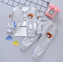 Newborn Kids Clothes Baby Boy Fashion Clothing Set 3PCS  253453 (100cm) - TUZZUT Qatar Online Shopping