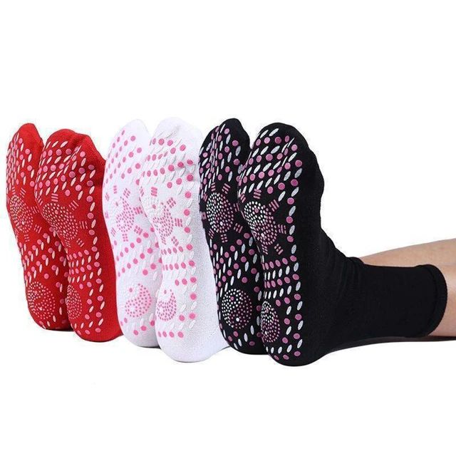 5 Pairs Winter Self-heating Health Care Men Socks Sports S4326109 - Tuzzut.com Qatar Online Shopping