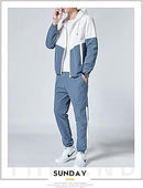 Men's Sportswear Breathable Clothes Men's Thin Hooded Casual Jacket + Jogging Trousers Men 2 Pcs Sports Sets    S105872 - TUZZUT Qatar Online Shopping