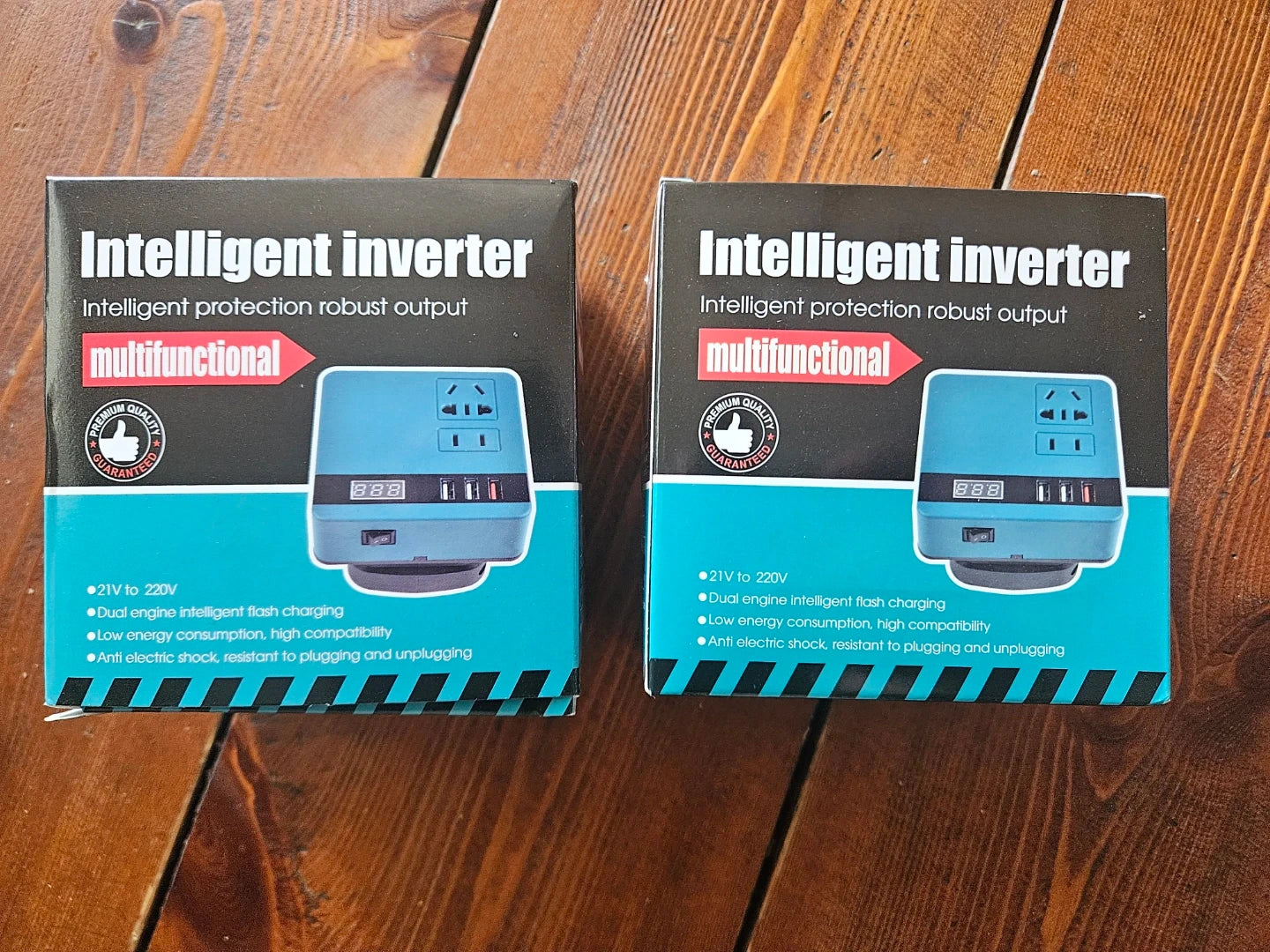 Inverter Intelligent Battery Lithium Battery Transformer with Current Display 21V TO 220V