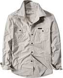 Men's Jacket, Luxury Man Shirt Oversize Men Clothing Long Sleeve Button Up Shirts Outdoor Workwear Top Men Clothing Shirt   S5055884 - TUZZUT Qatar Online Shopping