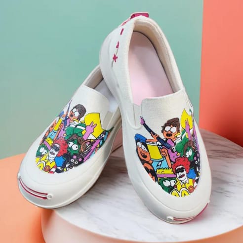 Women's Sports Shoes Slip-on Women Platform Designer Shoes Canvas Non-slip Ladies Casual Vulcanization Sneakers  D409912 - TUZZUT Qatar Online Shopping