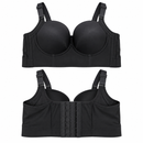 Black Padded Longline Bra with Adjustable Straps 40/90CDE