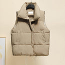 Women Sleeveless Jacket Puffer Vest Ladies Winter Warm Waistcoats M203598 - TUZZUT Qatar Online Shopping