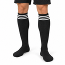 1Pair Men’s Black Knee-High Football Socks CDP501
