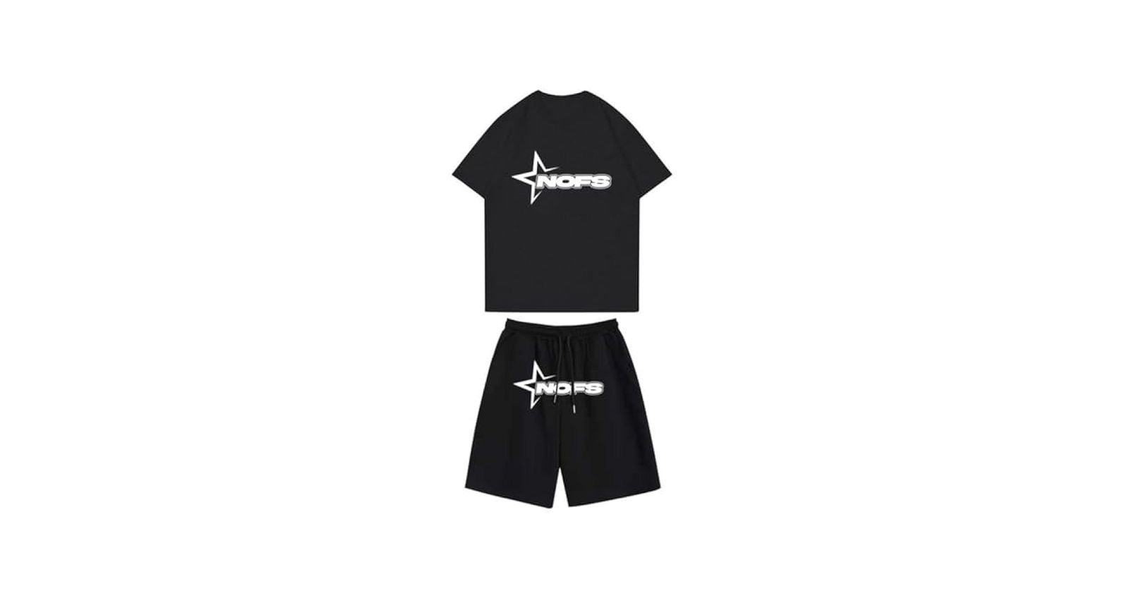 Short Set Men, ogger Men's Tracksuit 2-piece set with T-shirt and shorts S4913125 Short Set Men, ogger Men's Tracksuit 2-piece set with T-shirt and shorts S4913125