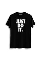 Womens Just Do It T-Shirt Big Logo Crewneck Tshirt 478 - TUZZUT Qatar Online Shopping