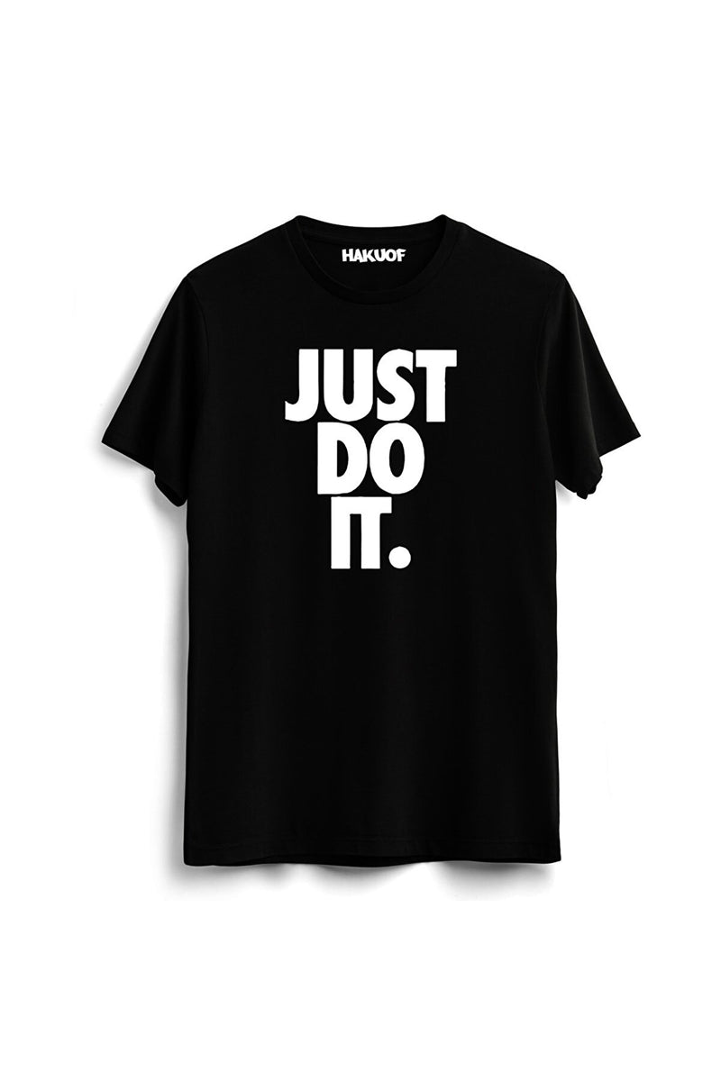 Womens Just Do It T-Shirt Big Logo Crewneck Tshirt 478 - TUZZUT Qatar Online Shopping