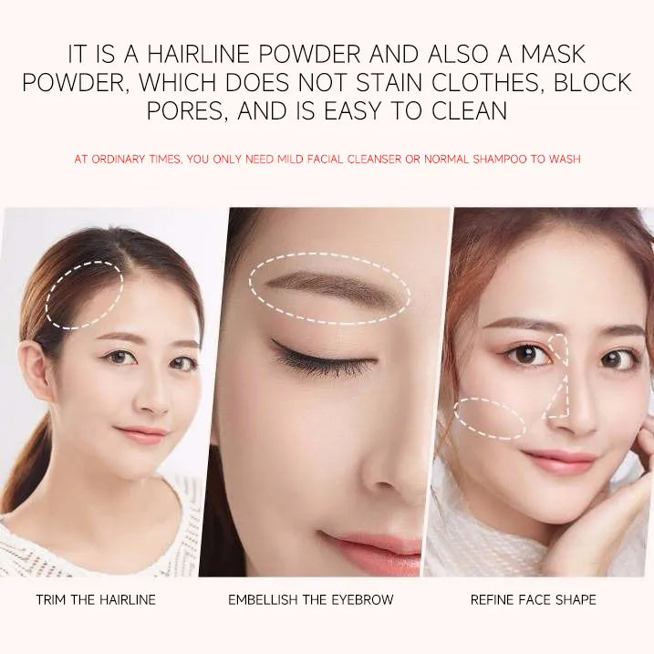 Hairline Repair Filling Powder With Hair Makeup Concealer Hairline Repair Filling Powder With Hair Makeup Concealer