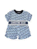 Boys Printed T-shirt with Shorts   X5113253 - TUZZUT Qatar Online Shopping