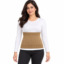 Unisex Camel Beige Ribbed Knitted Waistband 1718648 - L