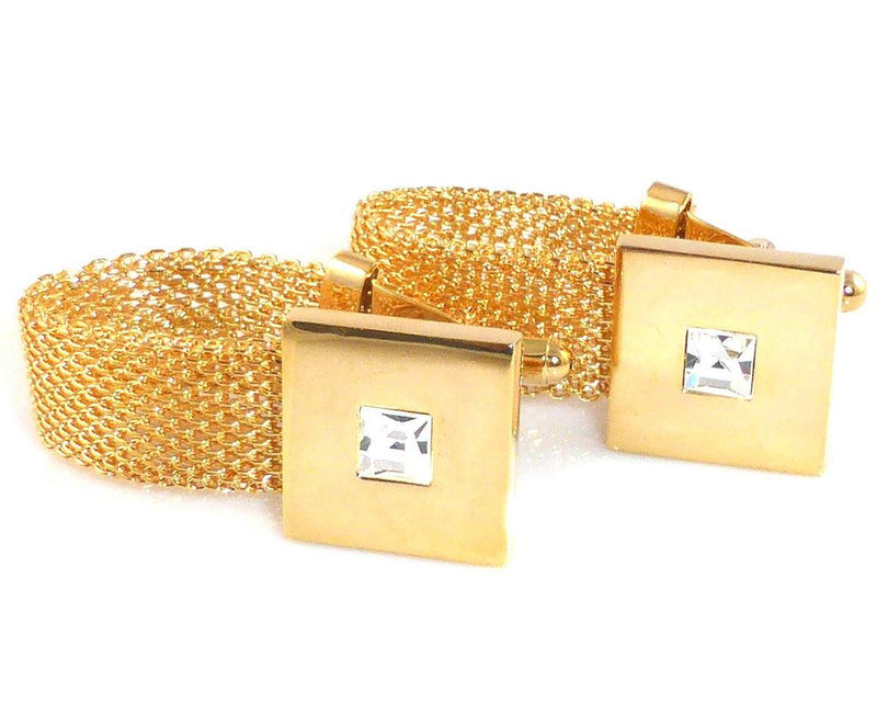 LAWYER SQUARE GOLD COPPER CUFFLINKS -S4484572