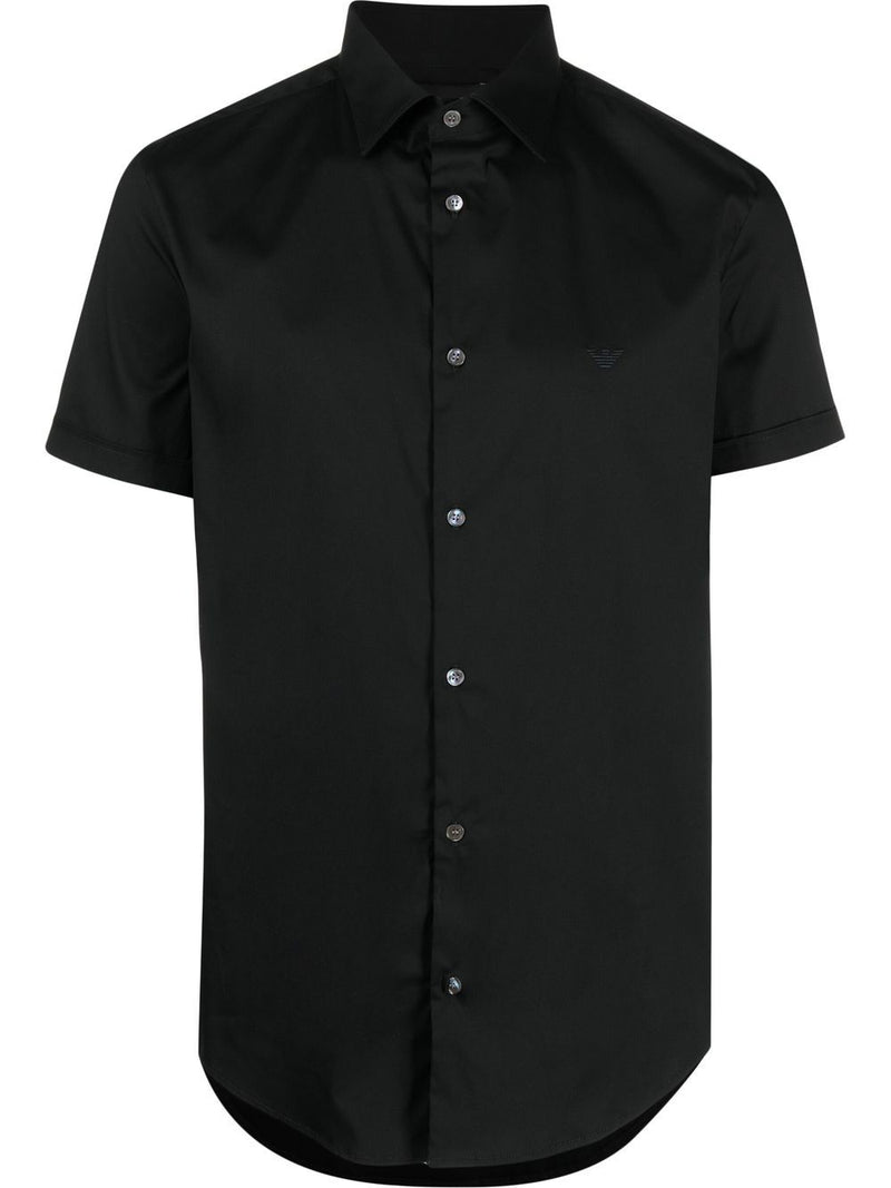 Black Emporio Armani Black Men Black Shirt MAL0086BL - TUZZUT Qatar Online Shopping