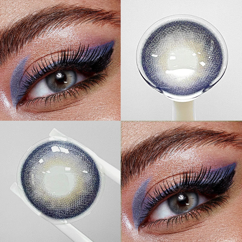 Unibling Freesia Blue Contact Lenses for Eyes (1 Pair) - TUZZUT Qatar Online Shopping