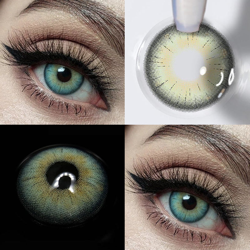 Unibling Oasis Jade Contact Lenses for Eyes (1 Pair) Unibling Oasis Jade Contact Lenses for Eyes (1 Pair)