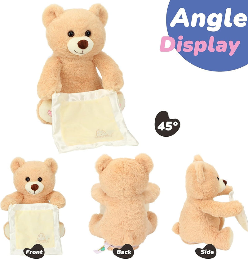Peek A Boo Bear with Blanket Interactive Plush Teddy