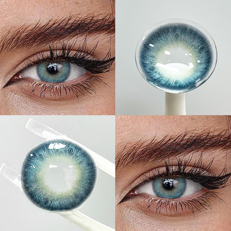Unibling Celestia Blue Contact Lenses for Eyes (1 Pair) Unibling Celestia Blue Contact Lenses for Eyes (1 Pair)