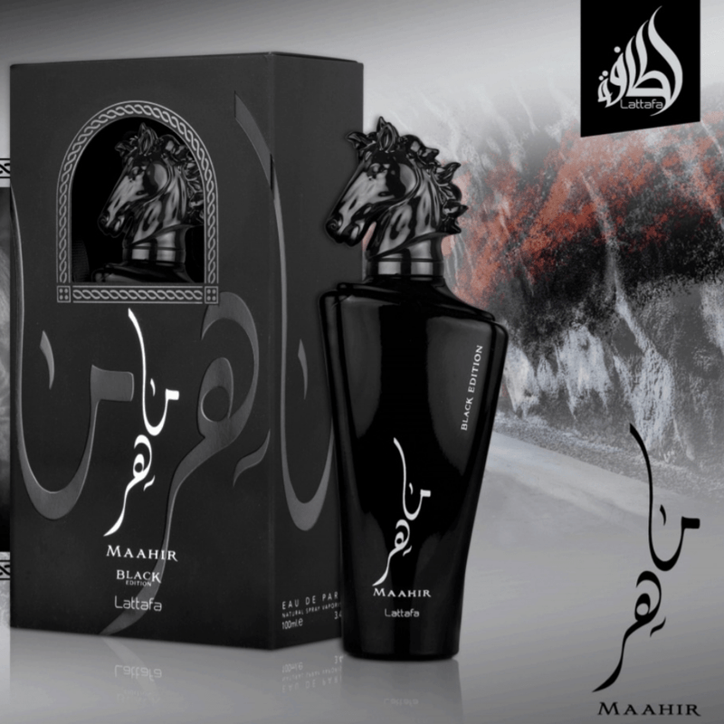 Maahir & Maahir Black Edition EDP-100ml by Lattafa