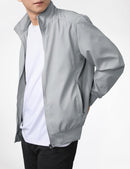 Men Zip Up Slant Pocket Jacket   T491077 - TUZZUT Qatar Online Shopping