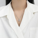 Heart Necklace Hexagram Beating Necklace For Women Design Pendant Necklace S329164 - TUZZUT Qatar Online Shopping