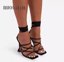 Women's High Heel Slim Party Dress Sandals    S4579805 - TUZZUT Qatar Online Shopping