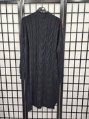 Women High Neck Twist Rope Sleeve Side Slit Knitted Sweater Dress   B208773 - TUZZUT Qatar Online Shopping