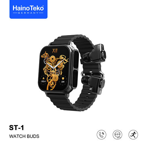 Haino Teko Watch Buds ST-1 with AMOLED Display (Watch + Earbuds) - TUZZUT Qatar Online Shopping