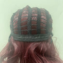 Fashion wine red short synthetic wig Women's S4454599 - TUZZUT Qatar Online Shopping