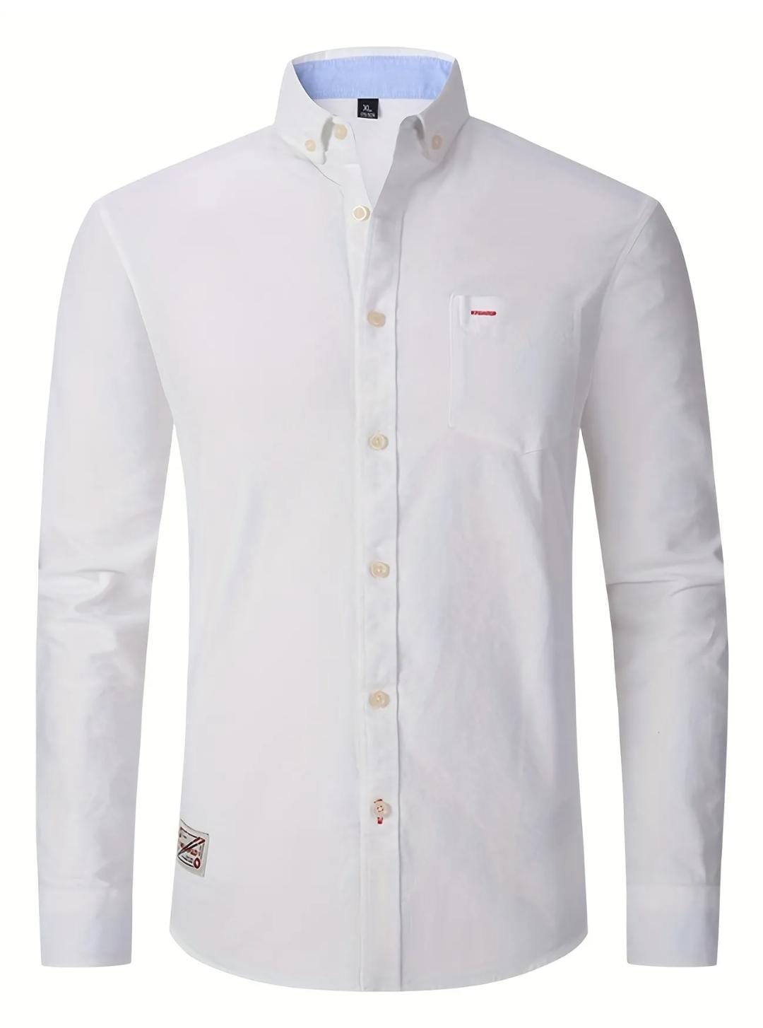 Classic Design Men's Casual Button Up Long Sleeve Cotton Shirt With Chest Pocket XL S4748364 Classic Design Men's Casual Button Up Long Sleeve Cotton Shirt With Chest Pocket XL S4748364
