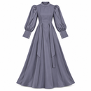 Women’s Slate Grey High-Neck Maxi Dress SDR 4013 - M