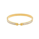 Mother of Pearl Bangle Bracelet H27 - TUZZUT Qatar Online Shopping