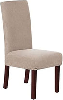 Stretch Dining Chair Covers Elastic High Back Dining Room Chair Cover - TUZZUT Qatar Online Shopping