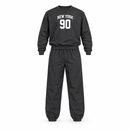 Women's Sweatshirt & Jogger Set 489827 Black - M