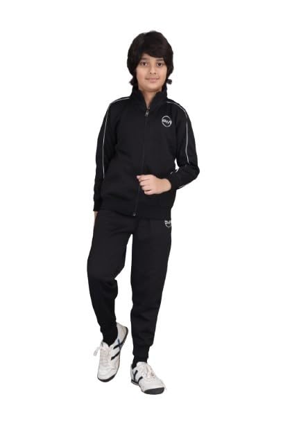 Boys Fleece Zipper Jacket & Jogger Set | Full Sleeve MS-0064 - TUZZUT Qatar Online Shopping