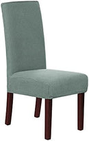 Stretch Dining Chair Covers Elastic High Back Dining Room Chair Cover - TUZZUT Qatar Online Shopping