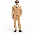 Men’s Camel Beige Two-Piece Formal Suit – Blazer & Trousers MC-A27