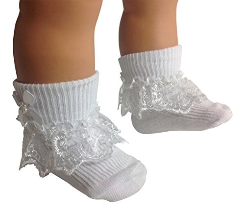 Baby Girl Socks Frilly Lace Ruffle Socks Triple Lace Ankle Dress Sock Newborn Infant Pair Socks 385559 Baby Girl Socks Frilly Lace Ruffle Socks Triple Lace Ankle Dress Sock Newborn Infant Pair Socks 385559
