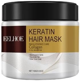 EELHOE Collagen Keratin Hair Mask Deep Moisturizing Repair Damaged Hair Anti-drying Split Knot Anti-hair Loss - 100g