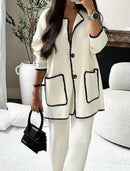 Women's Casual Loose-Fit 2-Piece Set     B453992 - TUZZUT Qatar Online Shopping