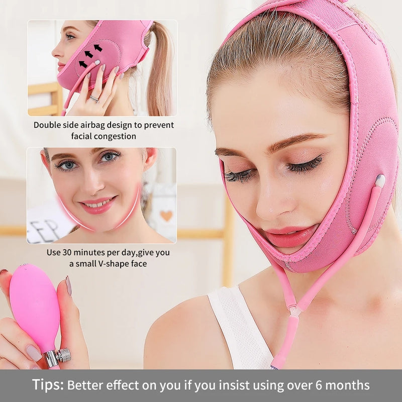 Upgrade Physical Face Slimming Facial Lifting Belt Air Compression