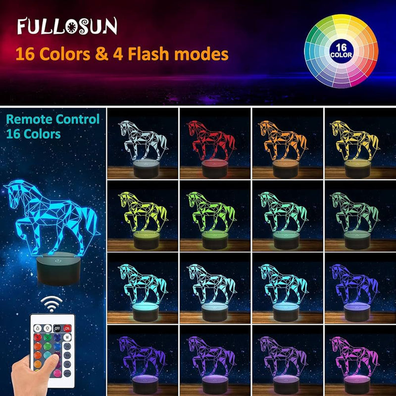 3D Illusion Touch Night Light Toy Home Decor S4839266