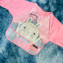 Cute Cartoon Waterproof Baby Aprons Anti Dirty Long Sleeved Feeding Cover 1366241 - TUZZUT Qatar Online Shopping