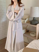 Women Long Sleeve V-Neck Comfortable & Casual Sleepwear   582376 - TUZZUT Qatar Online Shopping