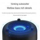 Bluetooth Speaker Acrylic Colorful Breathing Light Transparent Glass Speaker - TUZZUT Qatar Online Shopping