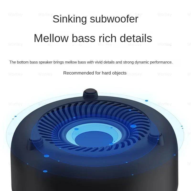 Bluetooth Speaker Acrylic Colorful Breathing Light Transparent Glass Speaker Bluetooth Speaker Acrylic Colorful Breathing Light Transparent Glass Speaker